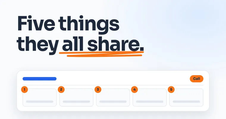 Cover: Five things they all share.