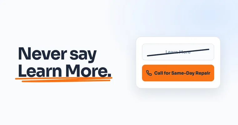 Cover: Never say Learn More.
