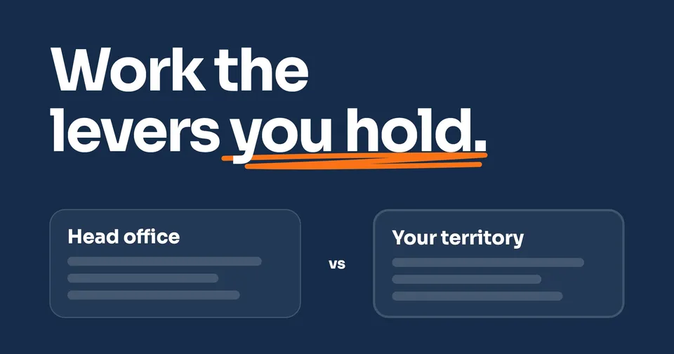 Work the levers you hold.