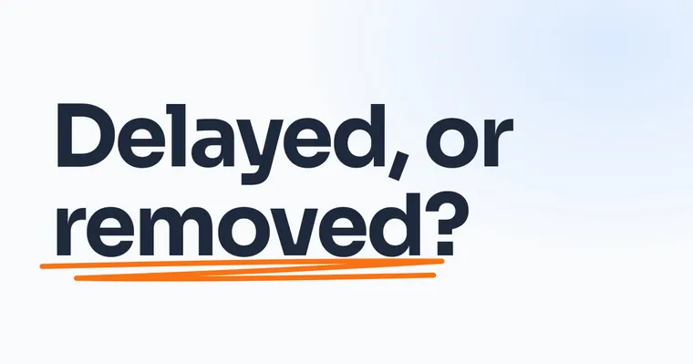 Cover: Delayed, or removed?