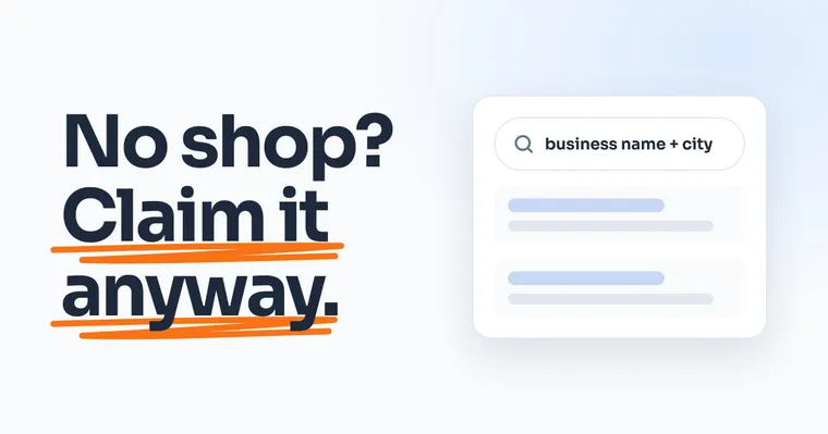 Cover: No shop? Claim it anyway.
