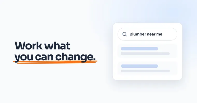 Cover: Work what you can change.