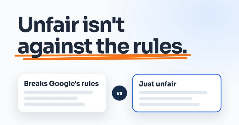 Cover: Unfair isn't against the rules.