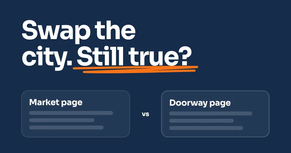 Swap the city. Still true?