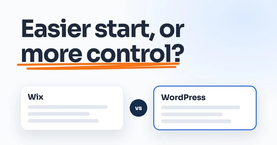 Easier start, or more control?